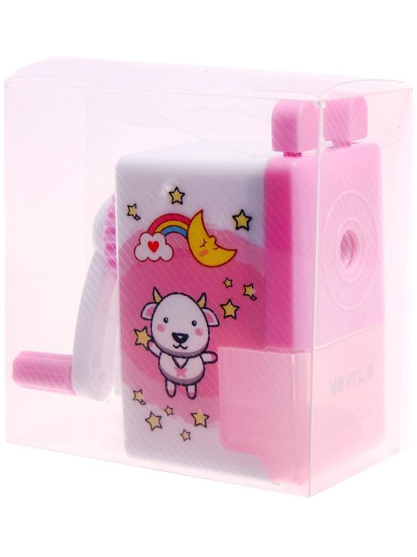 Точилка механическая с контейнером 