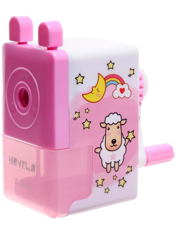 Точилка механическая с контейнером 