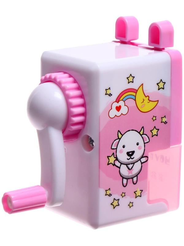 Точилка механическая с контейнером 