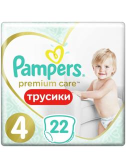 Трусики Pampers Premium Care, размер 4, 22 шт