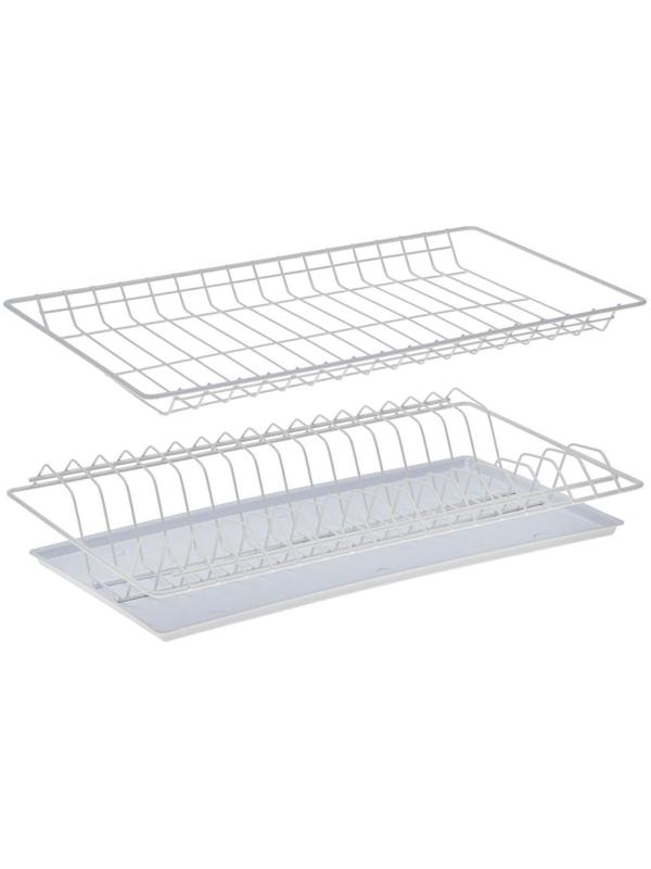 Комплект посудосушителей с поддоном для шкафа 50 см, 46,5×26,5 см, цвет белый