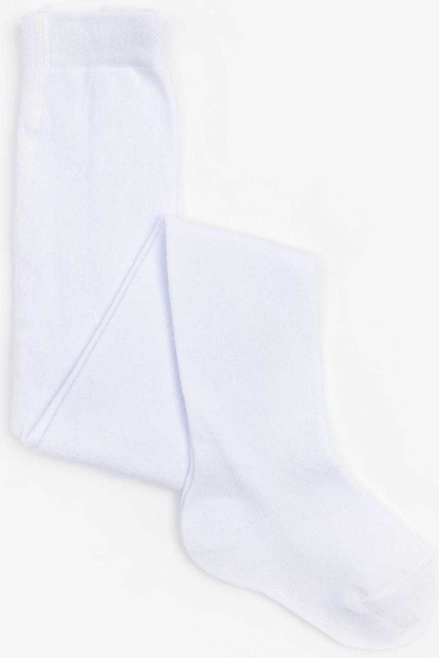 Колготки детские, цвет белый, рост 110-116 см