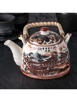 Чайник заварочный «Пейзаж», 600 мл, металлическое сито