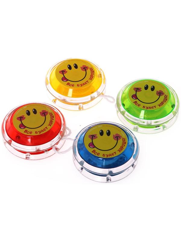 Йо-Йо «Всё будет хорошо», шарики внутри, d=4,7 см, цвета МИКС