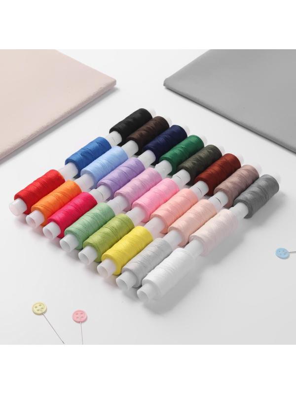 Набор ниток 40ЛШ, 150 м, 24 шт, цвет разноцветный