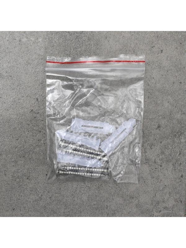 Крючок настенный, двигающийся, на планке Accoona A11091-3, 3 шт, цвет хром