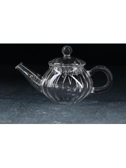 Чайник стеклянный заварочный с металлическим ситом «Дафна», 120 мл