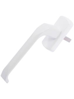 Ручка оконная, металлическая, белая