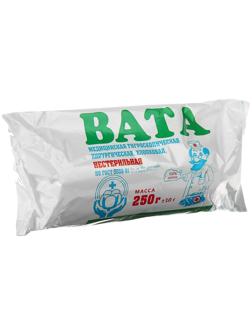 Вата хирургическая нестерильная ГОСТ 5556-81 250 г.