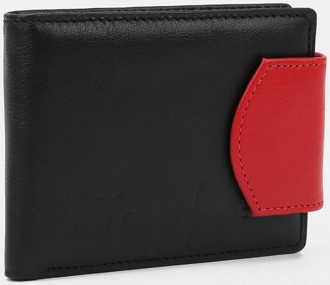 Кошелёк на магните, цвет чёрный