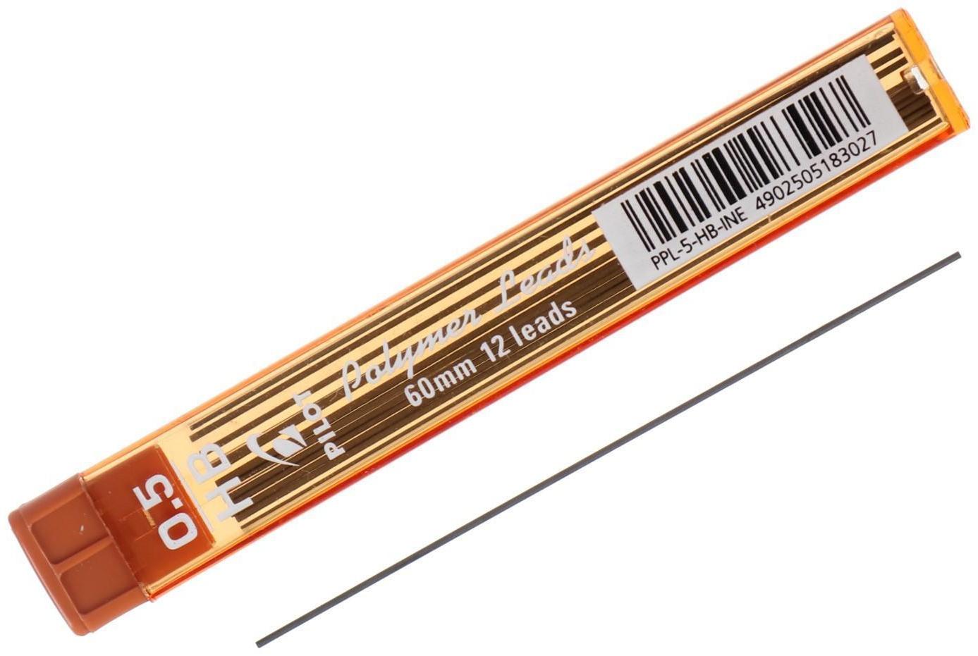 Набор грифелей для механических карандашей Pilot PPL, 12 штук, 0,5 мм