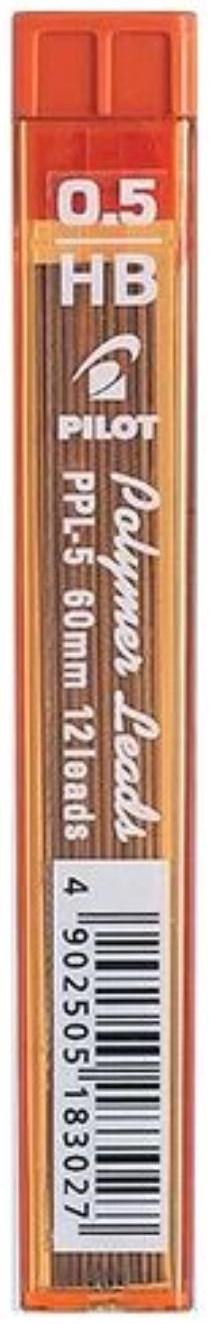 Набор грифелей для механических карандашей Pilot PPL, 12 штук, 0,5 мм