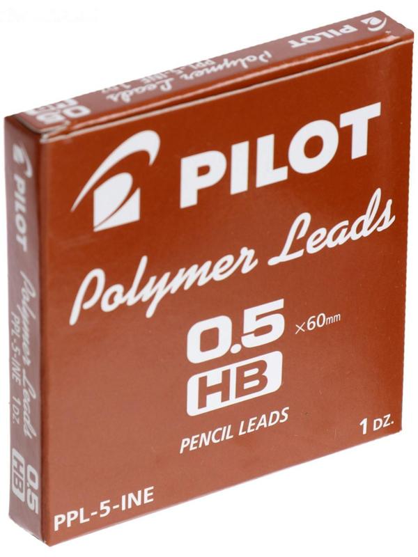 Набор грифелей для механических карандашей Pilot PPL, 12 штук, 0,5 мм