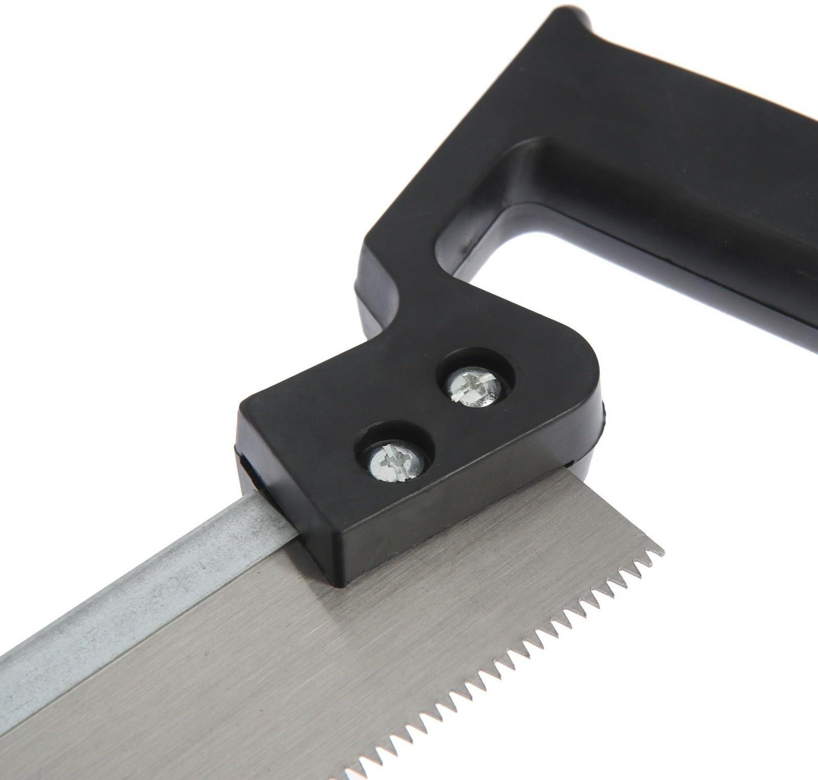 Стусло ТУНДРА, 300 х 65 мм, два угла работы 45 и 90°, пила 300 мм, 7-8 TPI