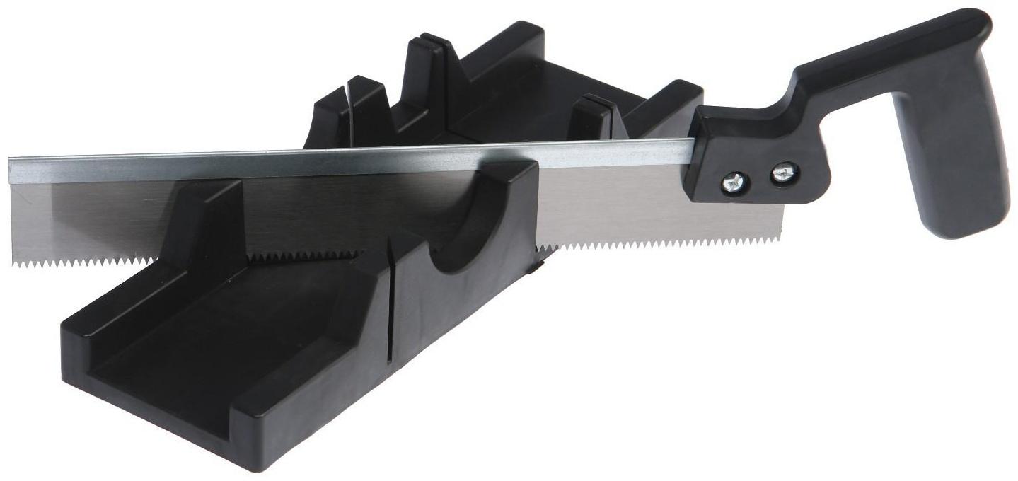 Стусло ТУНДРА, 300 х 65 мм, два угла работы 45 и 90°, пила 300 мм, 7-8 TPI