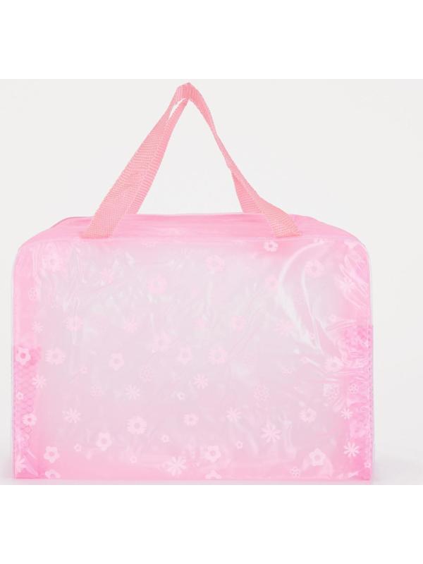 Косметичка на молнии, цвет розовый