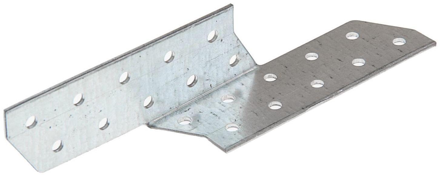 Держатель балки, 150 х 34 х 2 мм, оцинкованный, левый
