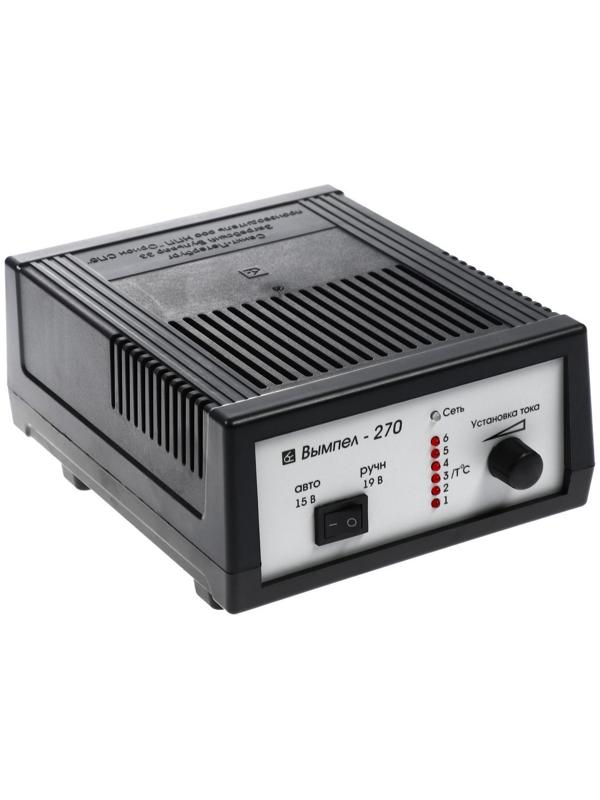 Зарядно-предпусковое устройство АКБ Вымпел-270, 0,6 - 7 А, 12 В, до 100 Ач