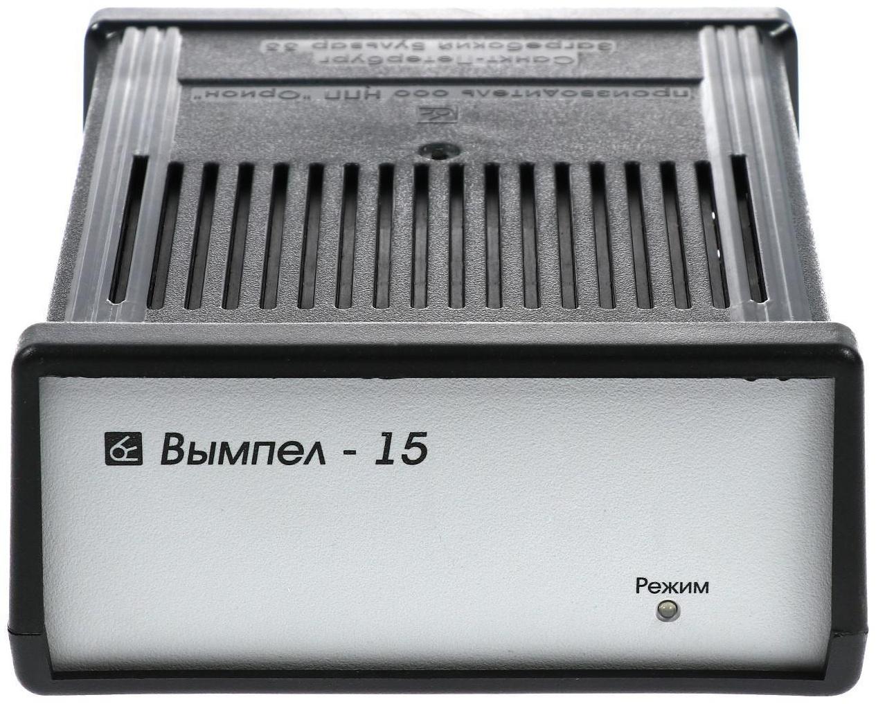 Зарядно-предпусковое устройство АКБ Вымпел-15, 7 А, 12 В, до 100 Ач, 12 В