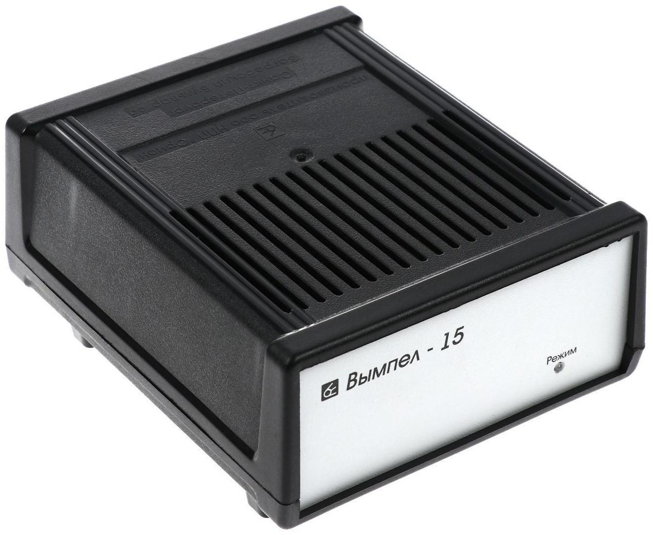 Зарядно-предпусковое устройство АКБ Вымпел-15, 7 А, 12 В, до 100 Ач, 12 В