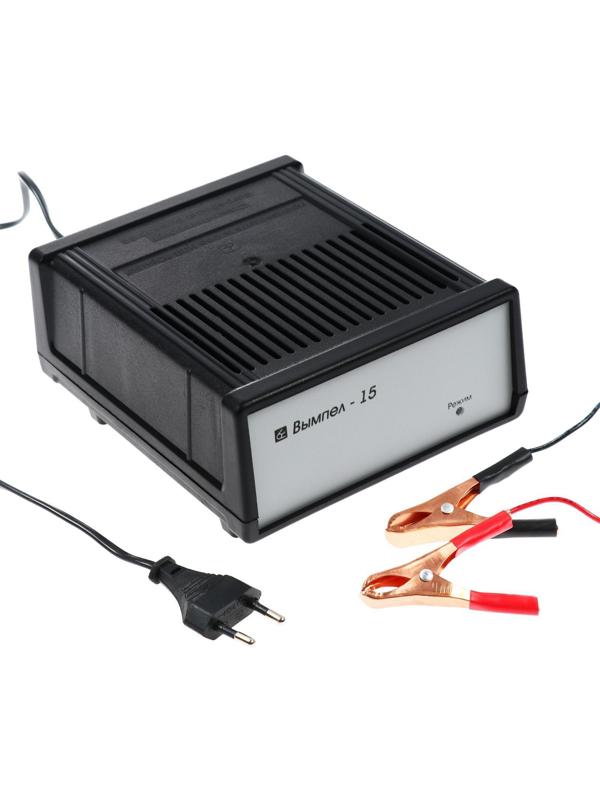 Зарядно-предпусковое устройство АКБ Вымпел-15, 7 А, 12 В, до 100 Ач, 12 В