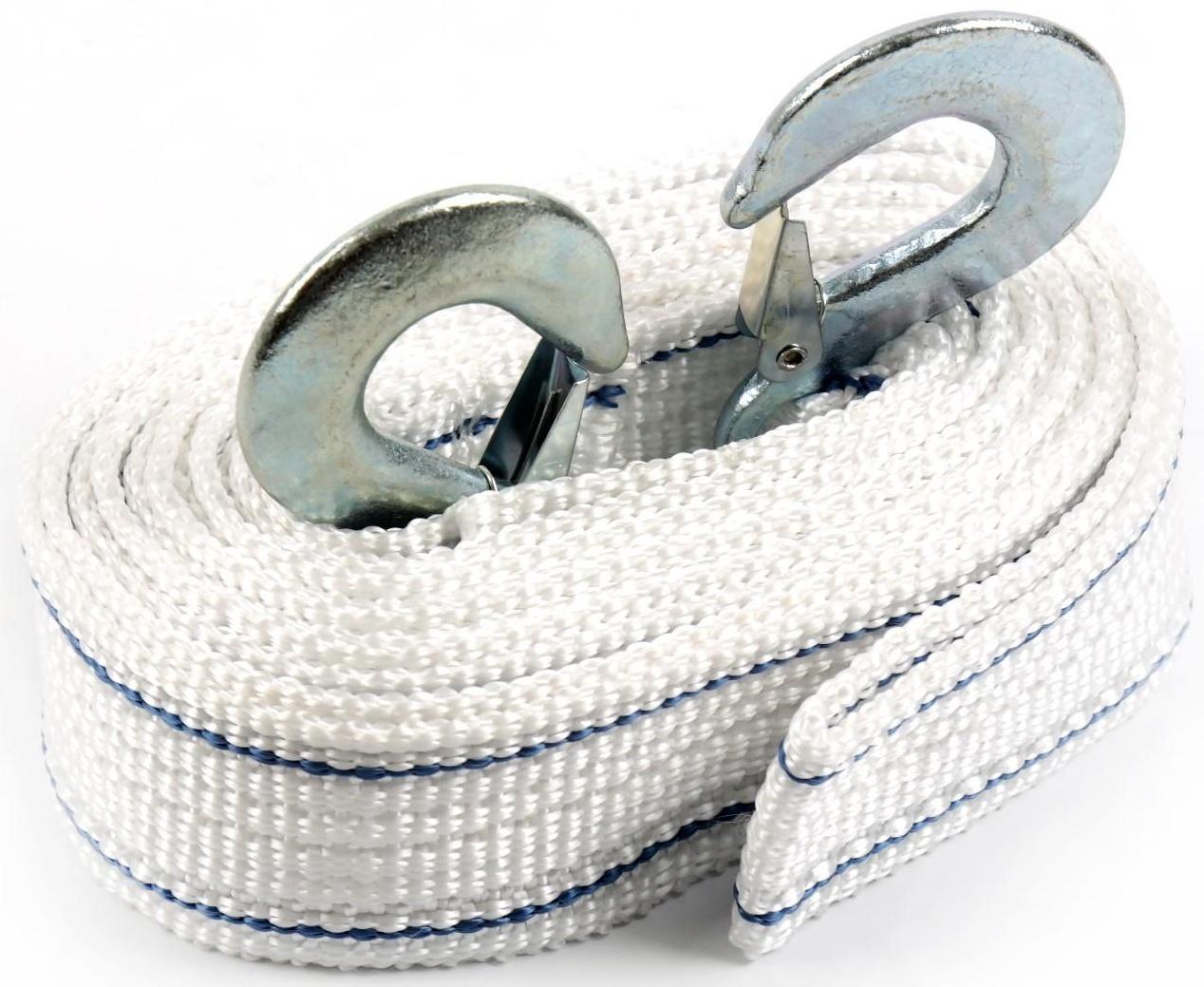 Трос-лента буксировочный TORSO Standart, 10 т. 4.5 м, 2 крюка