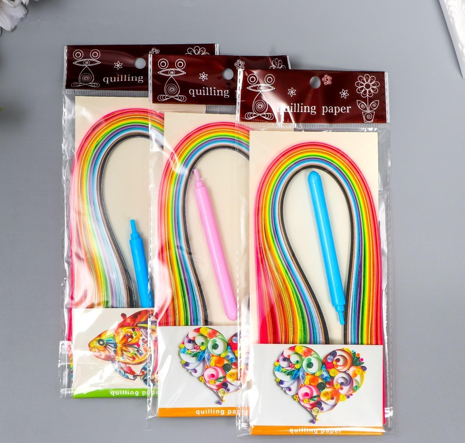 Набор для квиллинга 160 полосок шириной 0,3 см, инструмент 