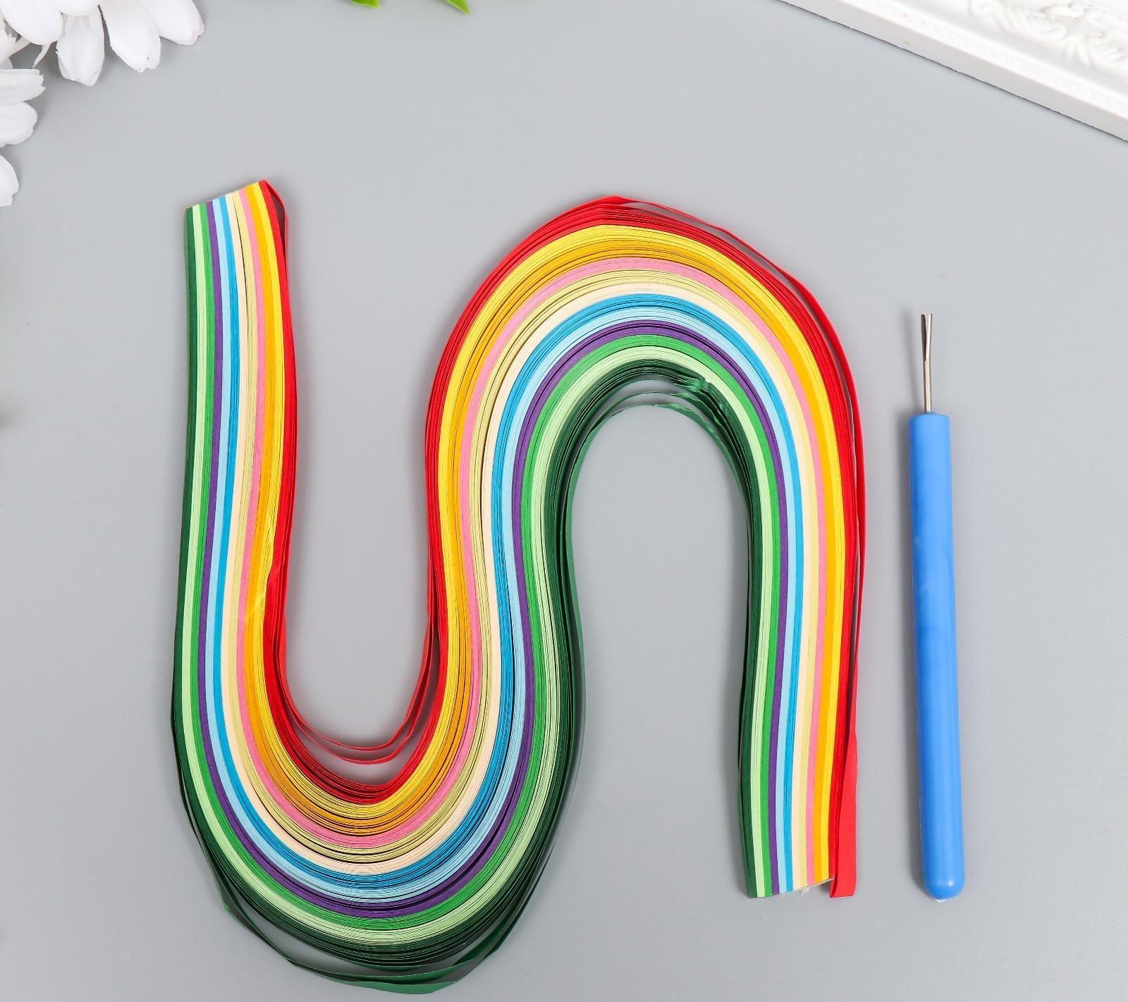 Набор для квиллинга 160 полосок шириной 0,5 см, инструмент 