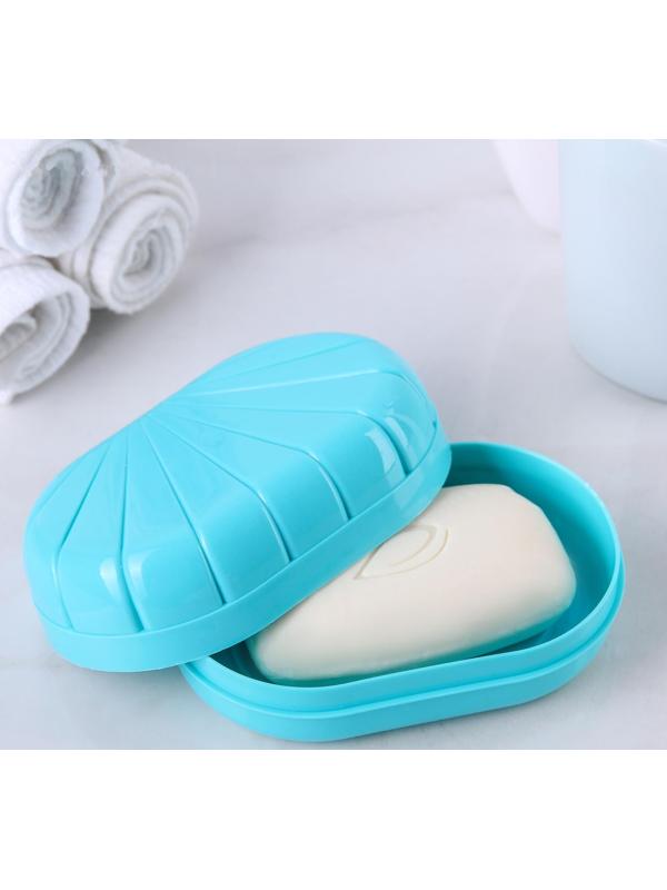 Мыльница «Дорожная», 11,5×8×4 см, цвет МИКС