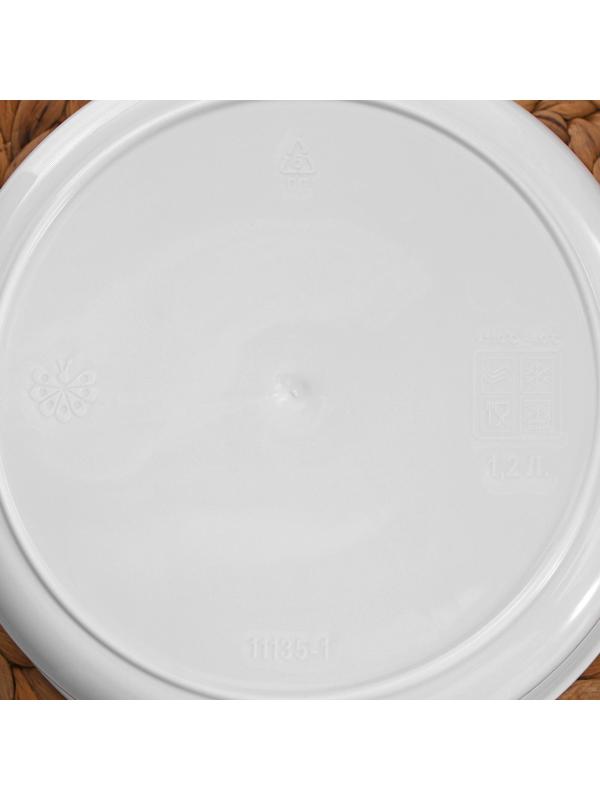 Кастрюля для СВЧ-печи, 1,2 л, цвет МИКС