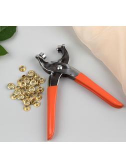 Щипцы для установки блочек, с блочками, d = 6 мм, цвет золотой