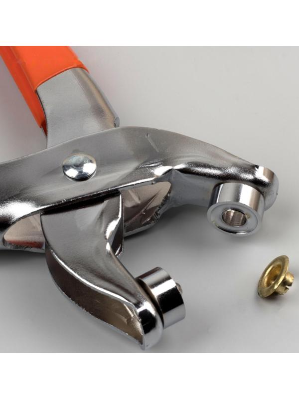 Щипцы для установки блочек, с блочками, d = 6 мм, цвет золотой