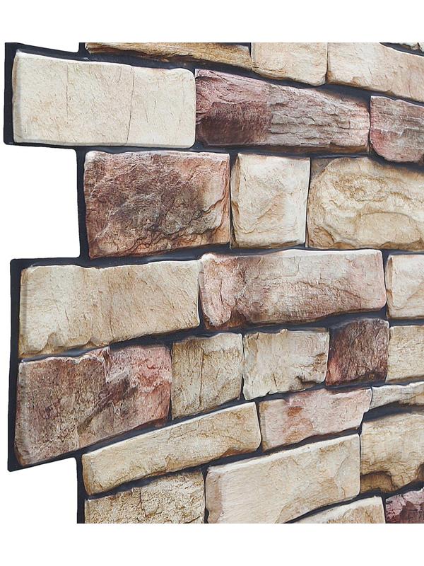 Панель ПВХ Сланец натуральный 966*484