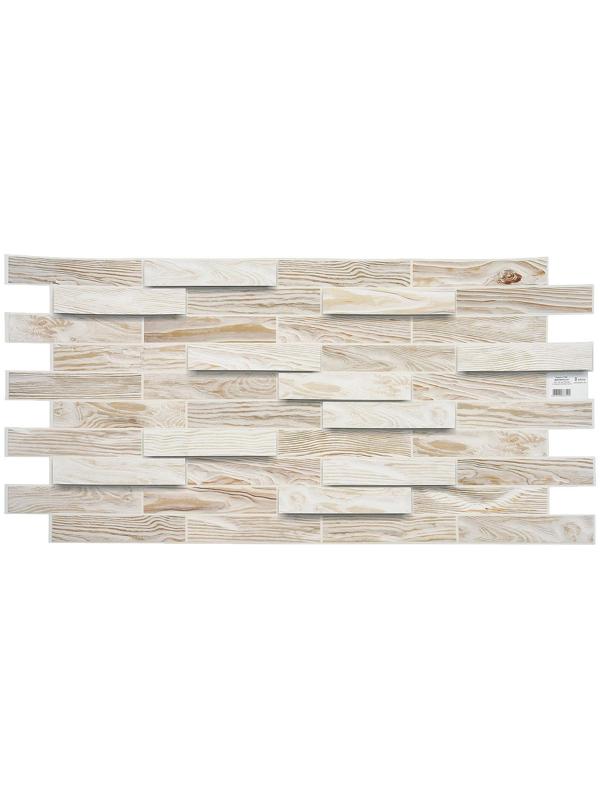 Панель ПВХ Дерево Дуб беленый 980*480