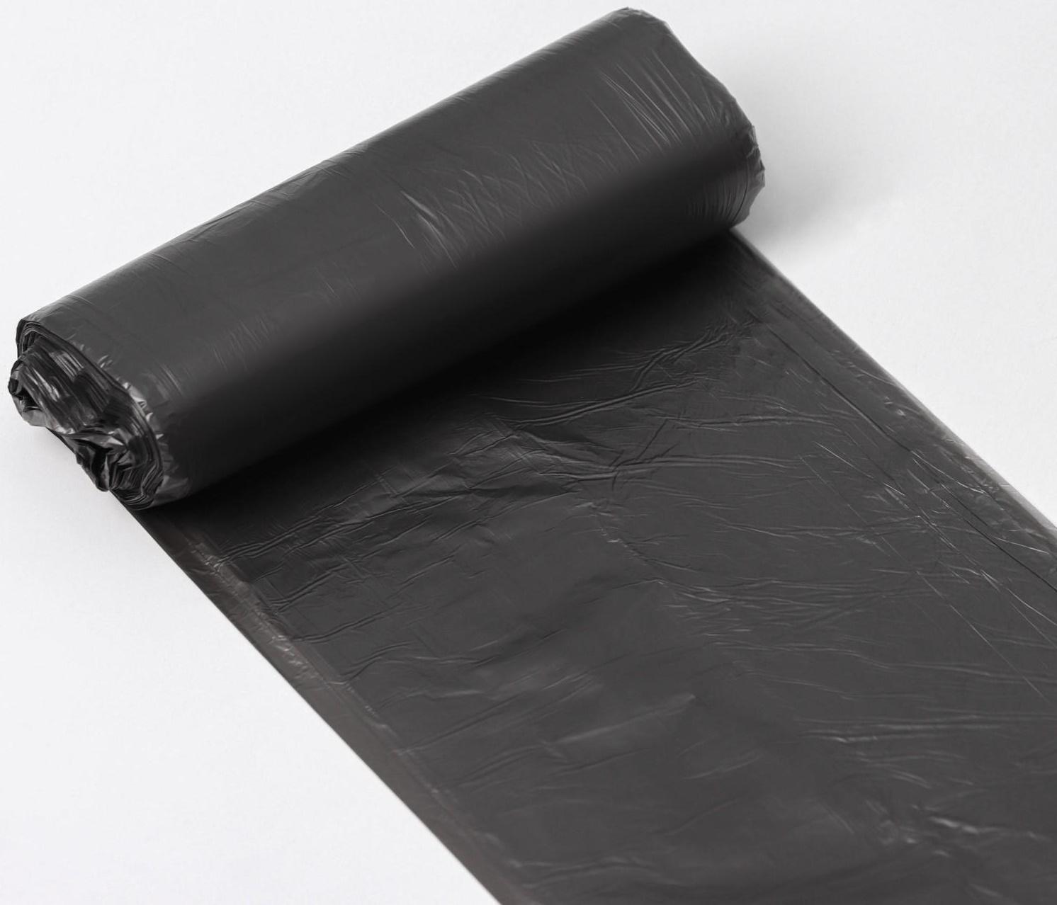 Мешки для мусора Доляна «Стандарт», 30 л, 5 мкм, 45×54 см, ПНД, 20 шт, цвет чёрный