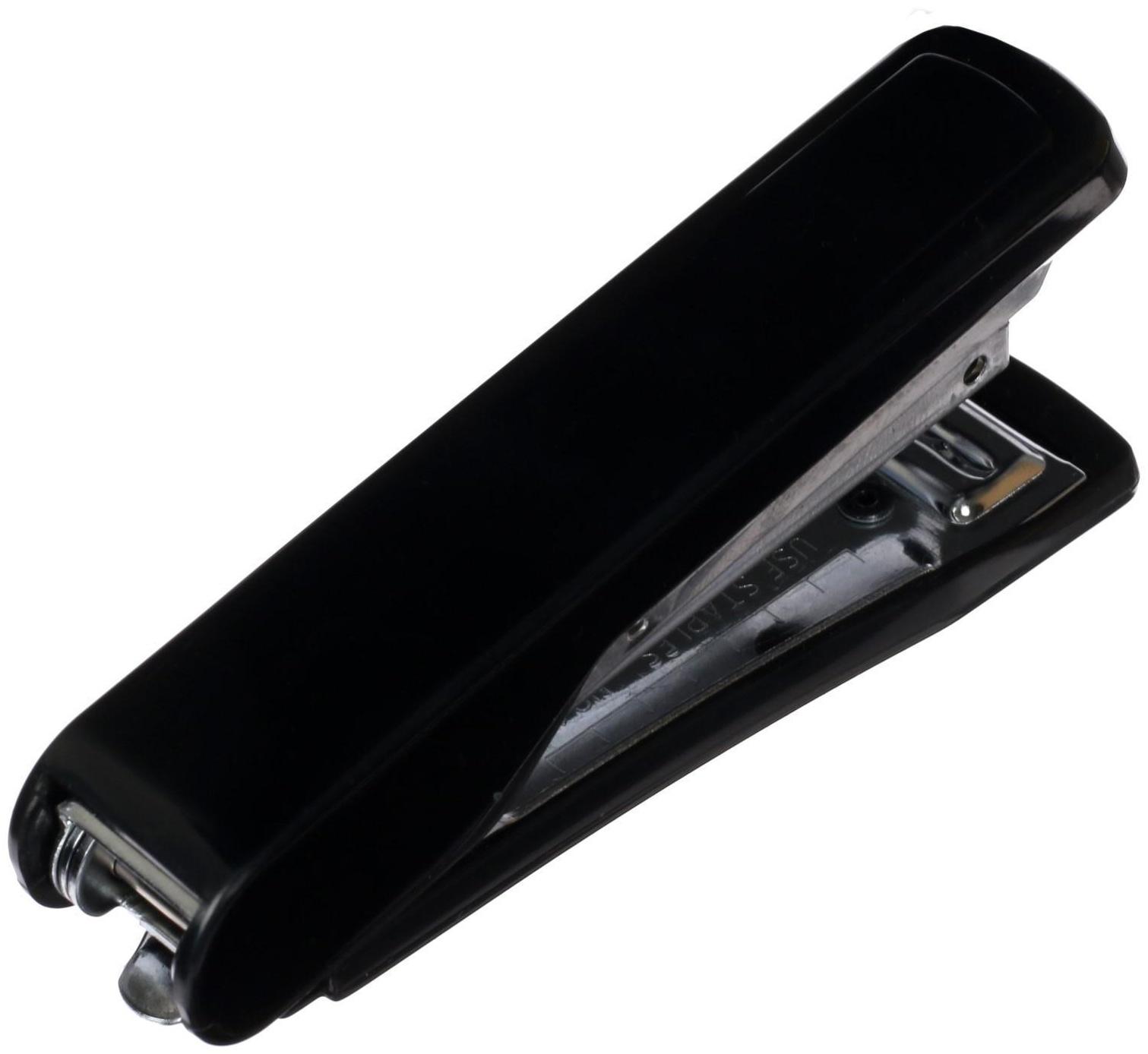 Степлер Kangaro HS-10H №10, до 20 листов, встроенный антистеплер, 50 скоб, микс