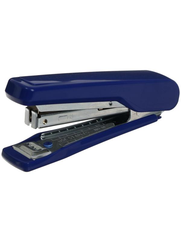 Степлер Kangaro HS-10H №10, до 20 листов, встроенный антистеплер, 50 скоб, микс