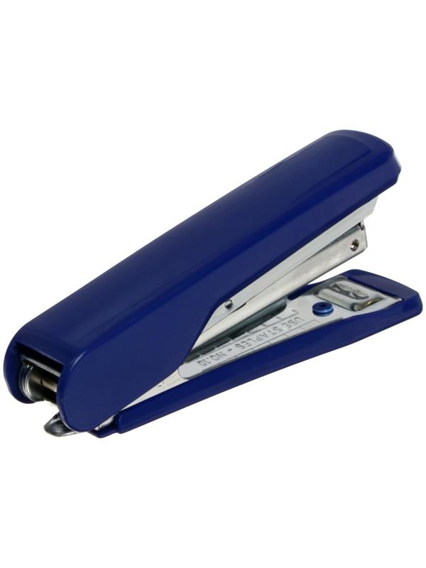 Степлер Kangaro HS-10H №10, до 20 листов, встроенный антистеплер, 50 скоб, микс