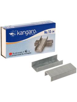 Скобы для степлера Kangaro №10, стальные, 1000 штук