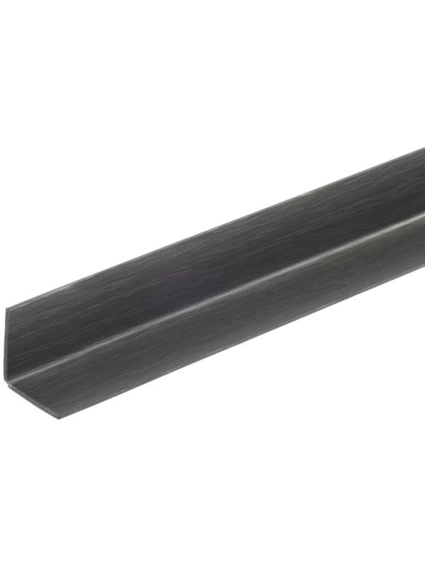 Уголок 15*15 2.7м венге чёрный (двухстор)