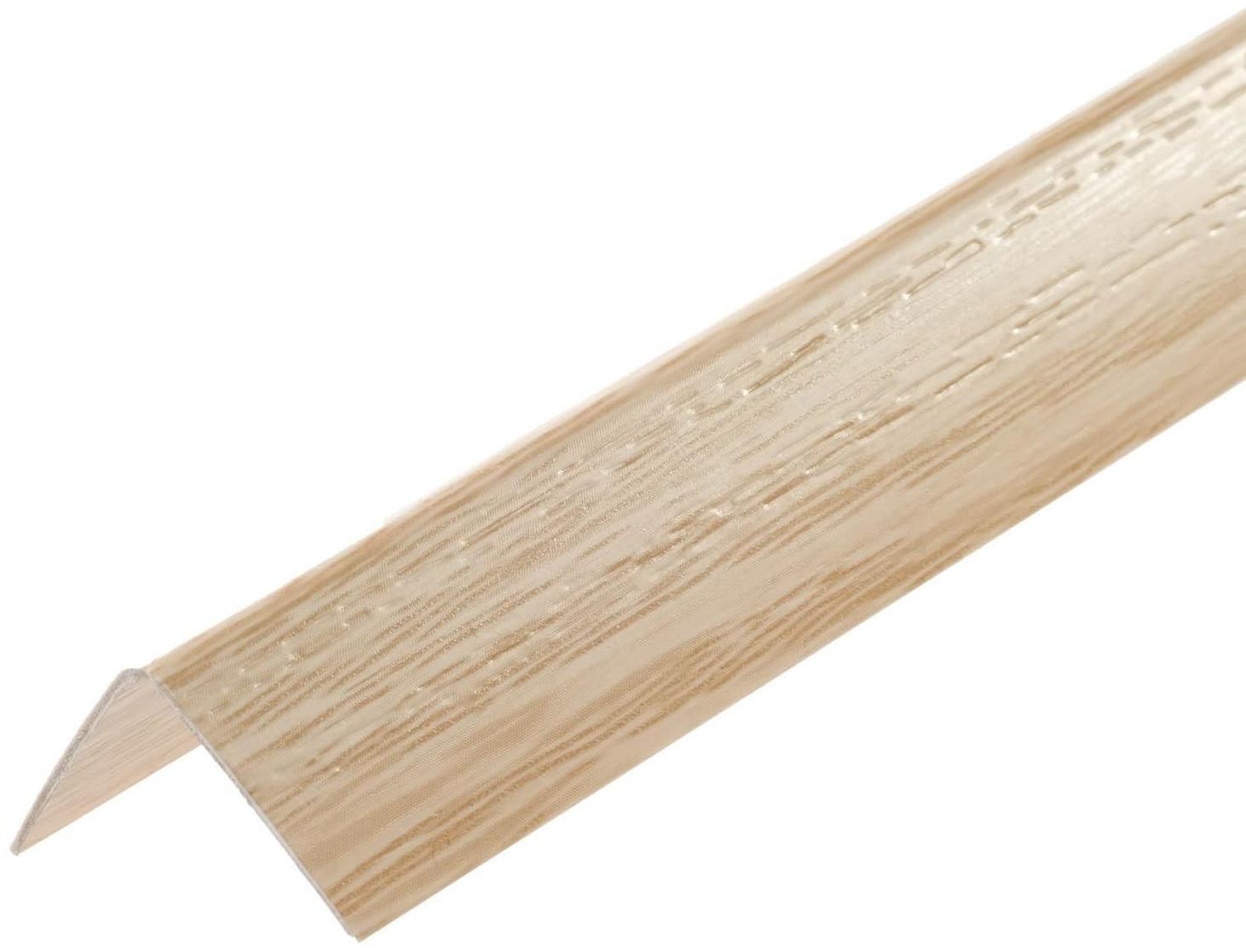 Уголок 30*30 2,7м ДУБ СВЕТЛЫЙ (двухстор)