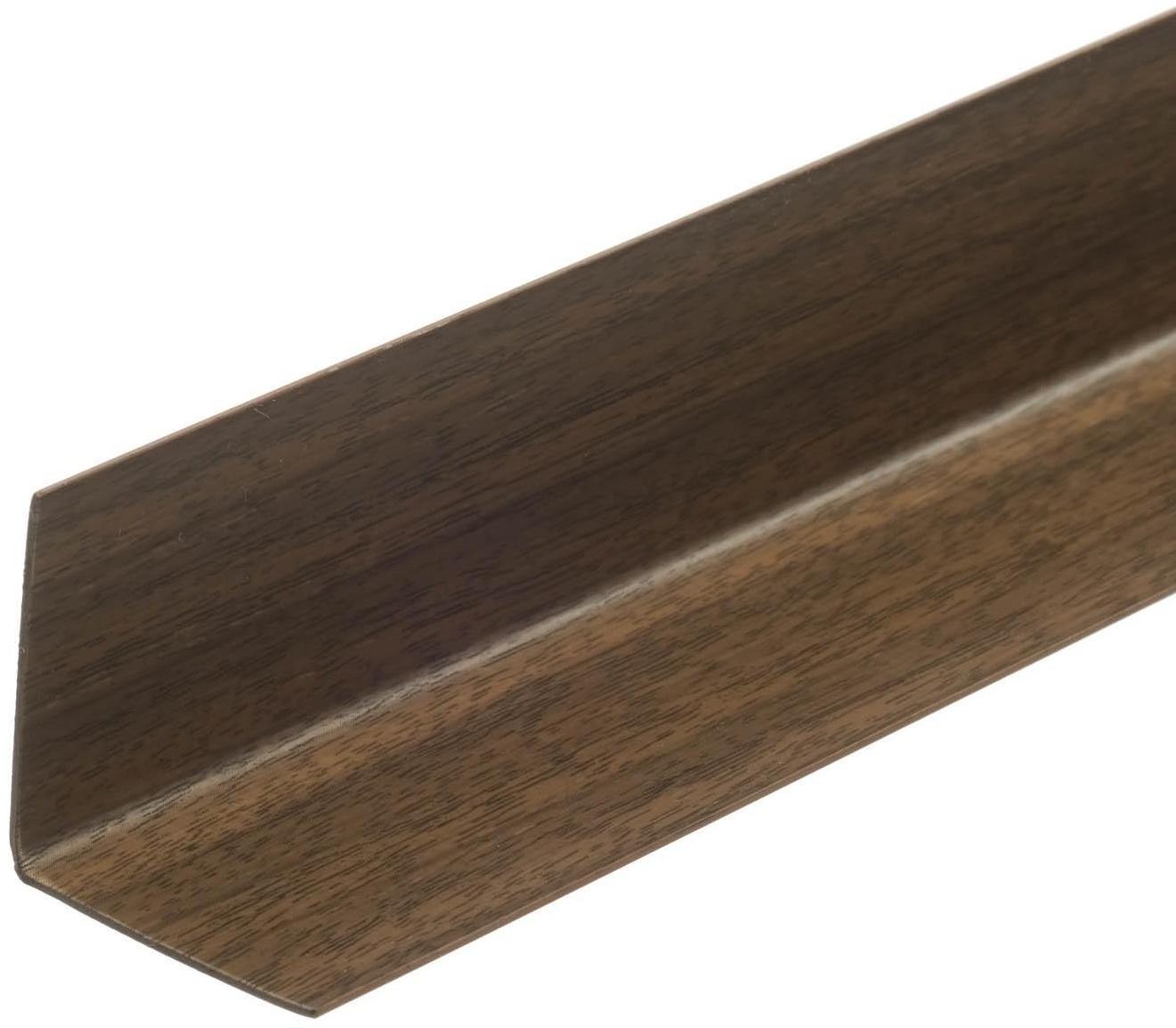 Уголок 30*30 2,7м орех (двухстор)