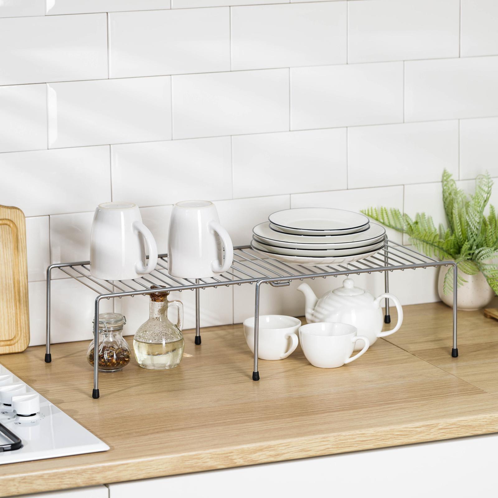 Полка раздвижная для шкафа, 36-62×22×15, цвет хром