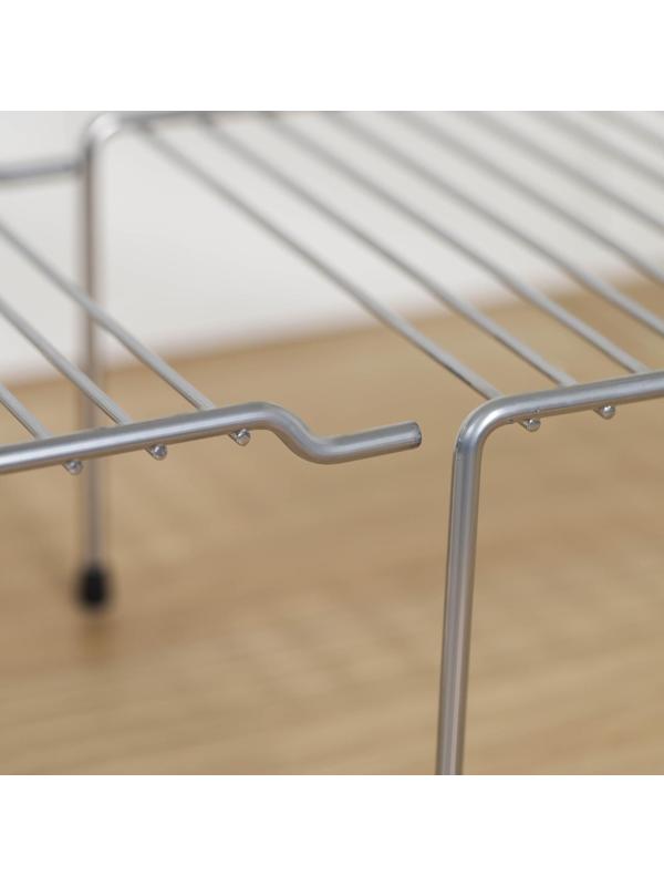 Полка раздвижная для шкафа, 36-62×22×15, цвет хром