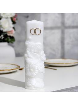 Свеча-цилиндр свадебная 