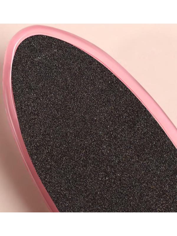 Тёрка для ног, наждачная, эргономичная форма, двусторонняя, 20 см, цвет МИКС