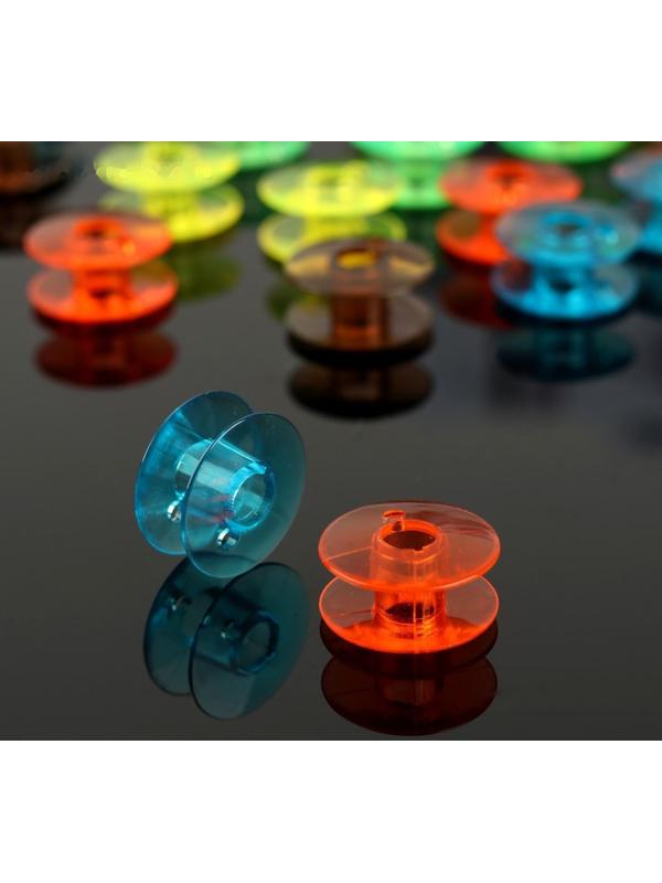 Набор шпулек, d = 20 мм, 24 шт, цвет МИКС