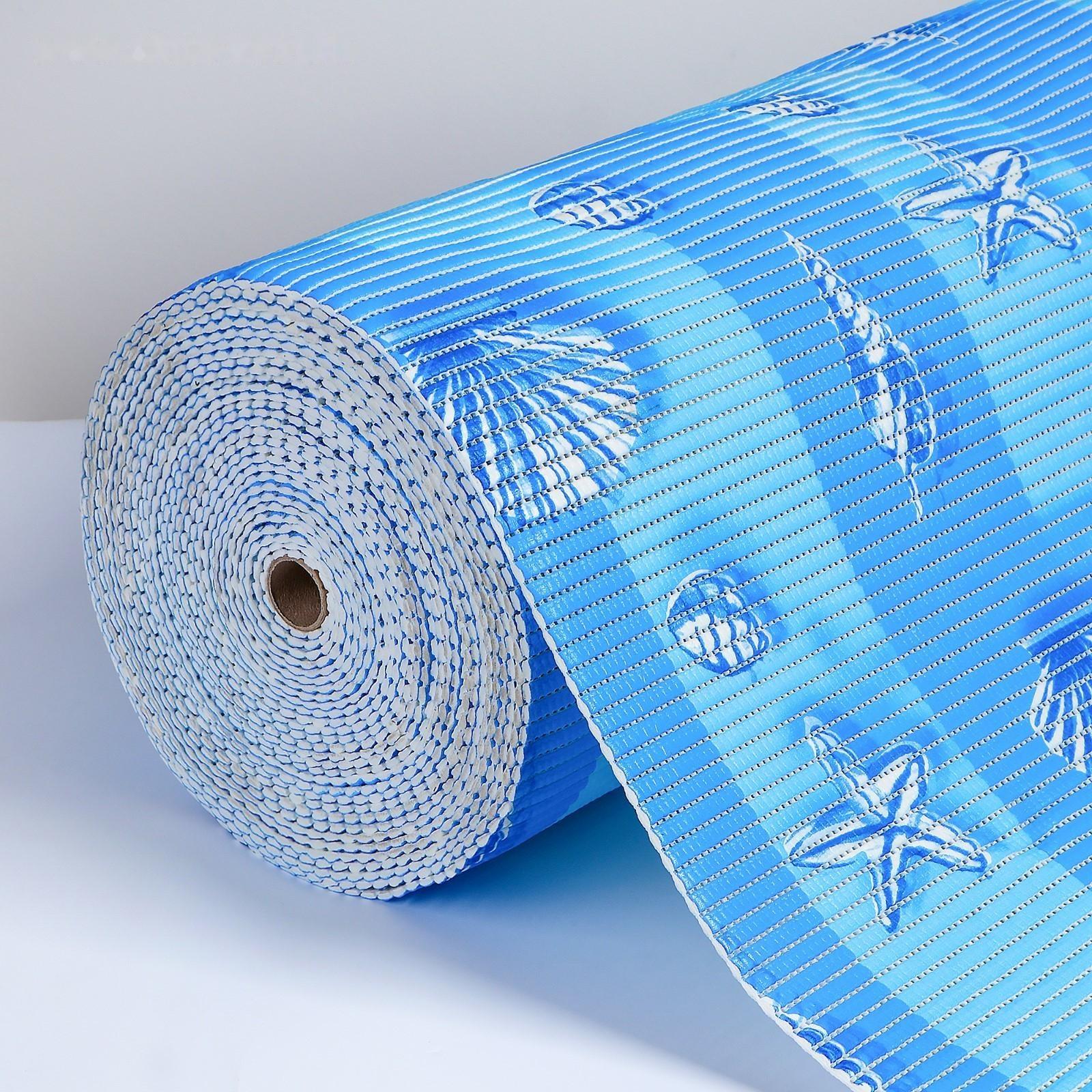 Коврик ПВХ «Прибой«, 0,80×15 м, цвет голубой