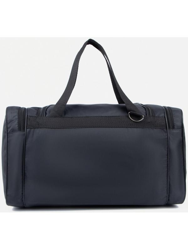 Сумка спортивная, отдел на молнии, 3 наружных кармана, длинный ремень, цвет чёрный