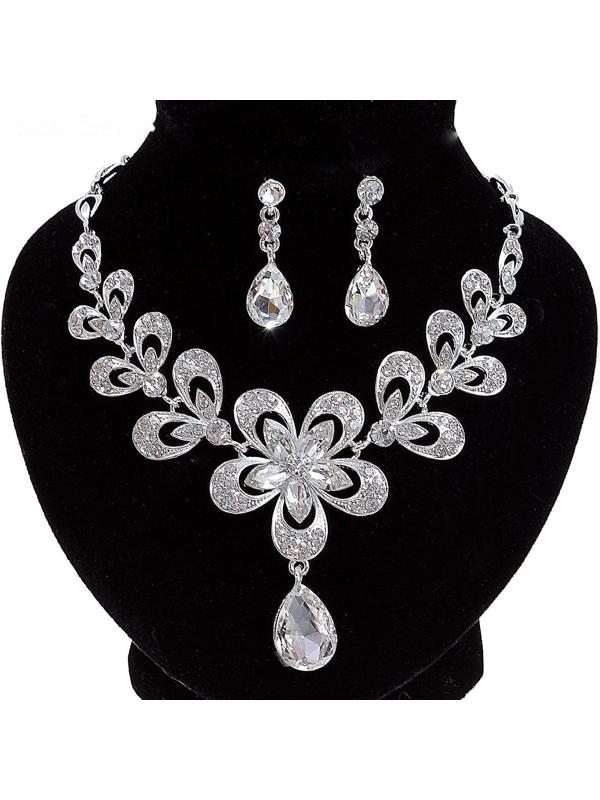 Набор 2 предмета: серьги, колье 